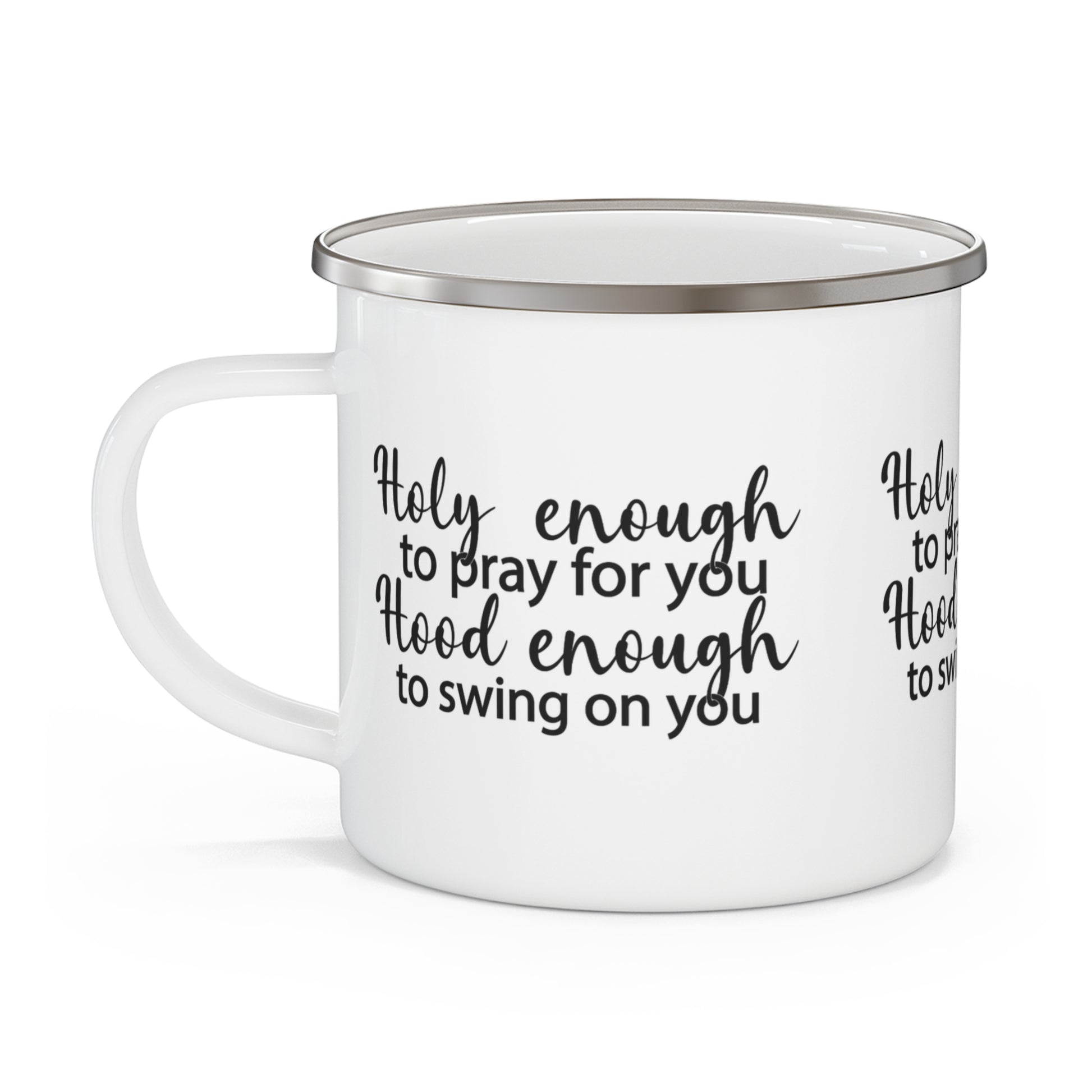 Holy Enough Camping Mug - Kim’s Signature Beauty & Accessories    (Store description)