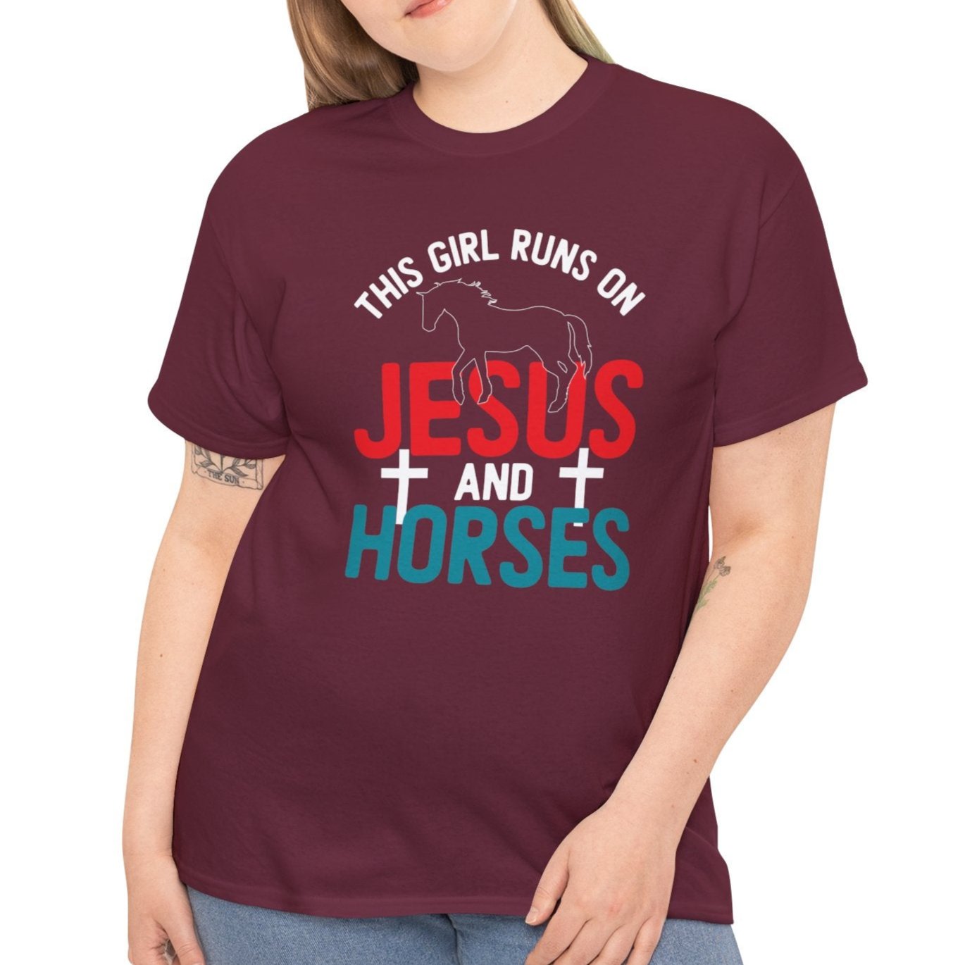 Jesus & Horses Tee - Kim’s Signature Beauty & Accessories    (Store description)