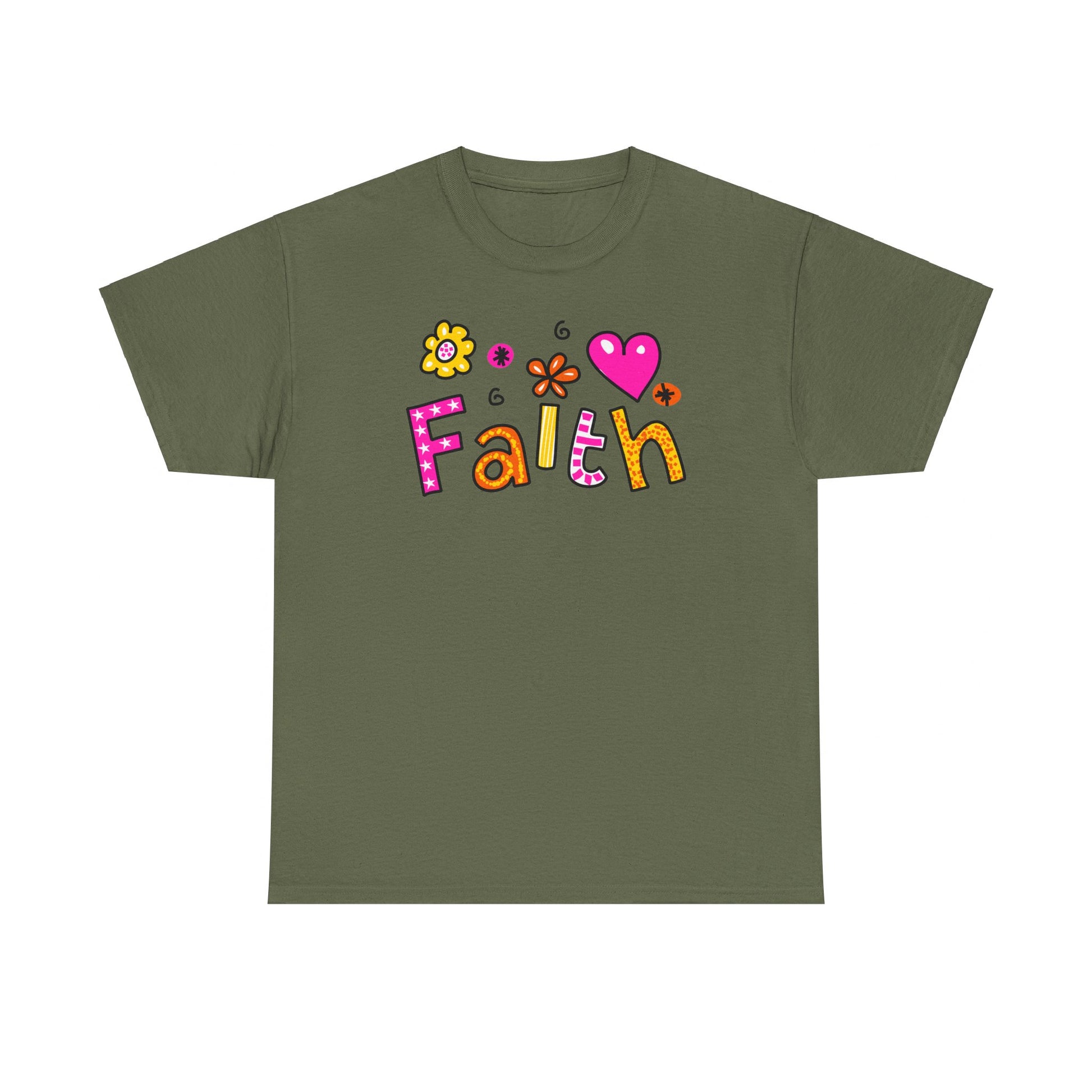 Faith, Hearts, & Flowers Tee - Kim’s Signature Beauty & Accessories    (Store description)