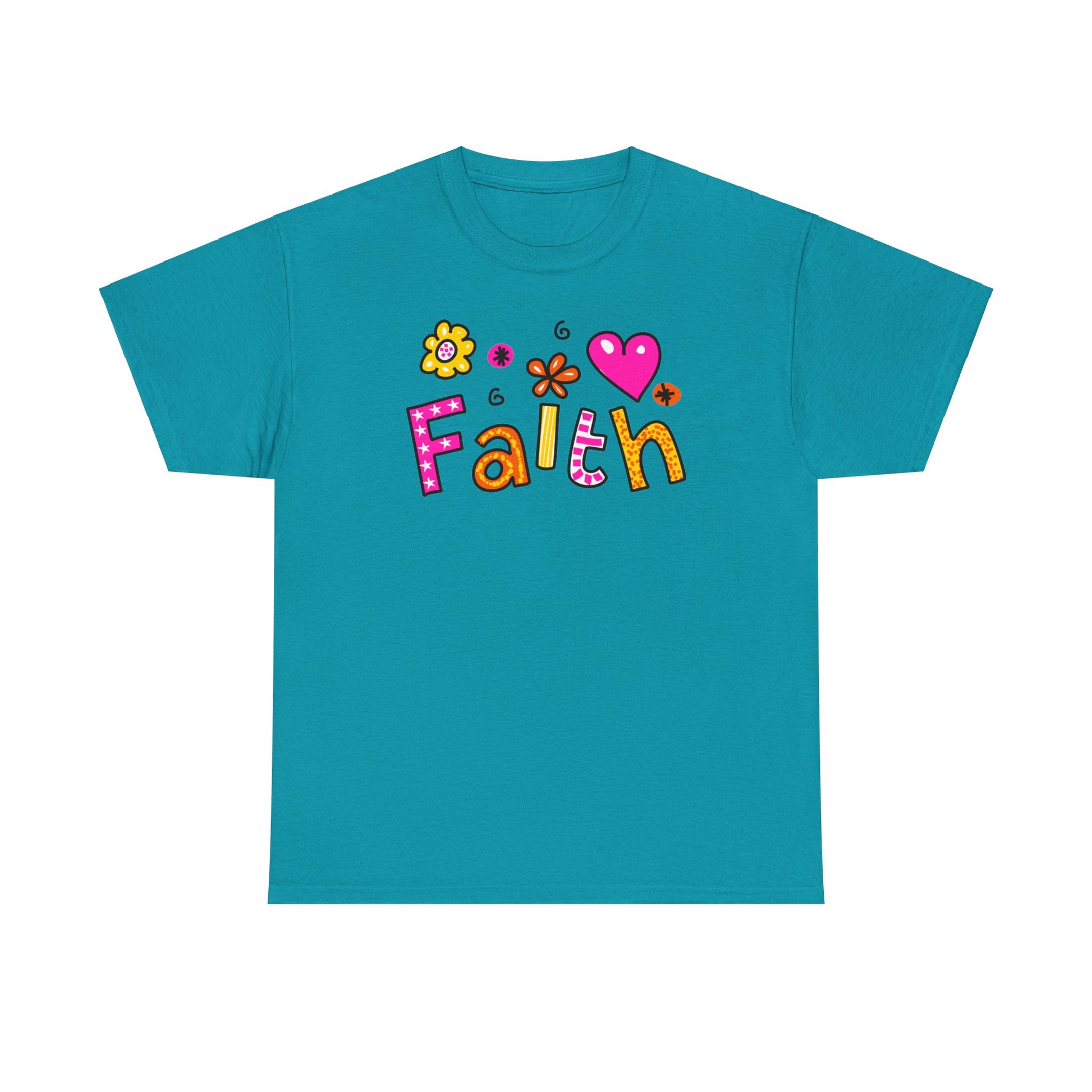 Faith, Hearts, & Flowers Tee - Kim’s Signature Beauty & Accessories    (Store description)
