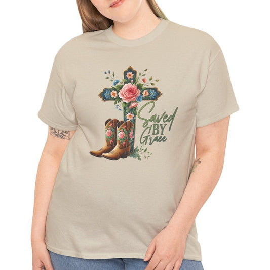 Saved By Grace Tee - Kim’s Signature Beauty & Accessories    (Store description)