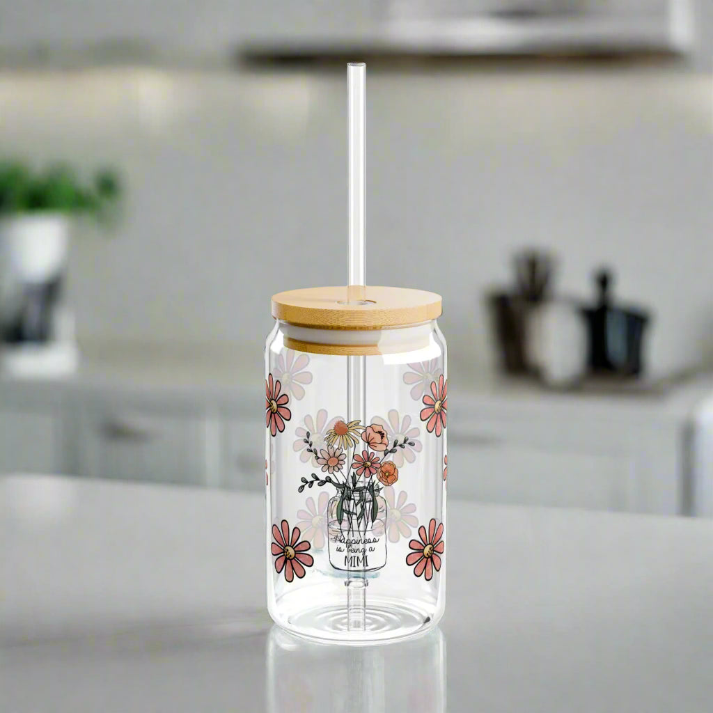 Happiness is being a Mimi | Sipper Glass - Kim’s Signature Beauty & Accessories    (Store description)