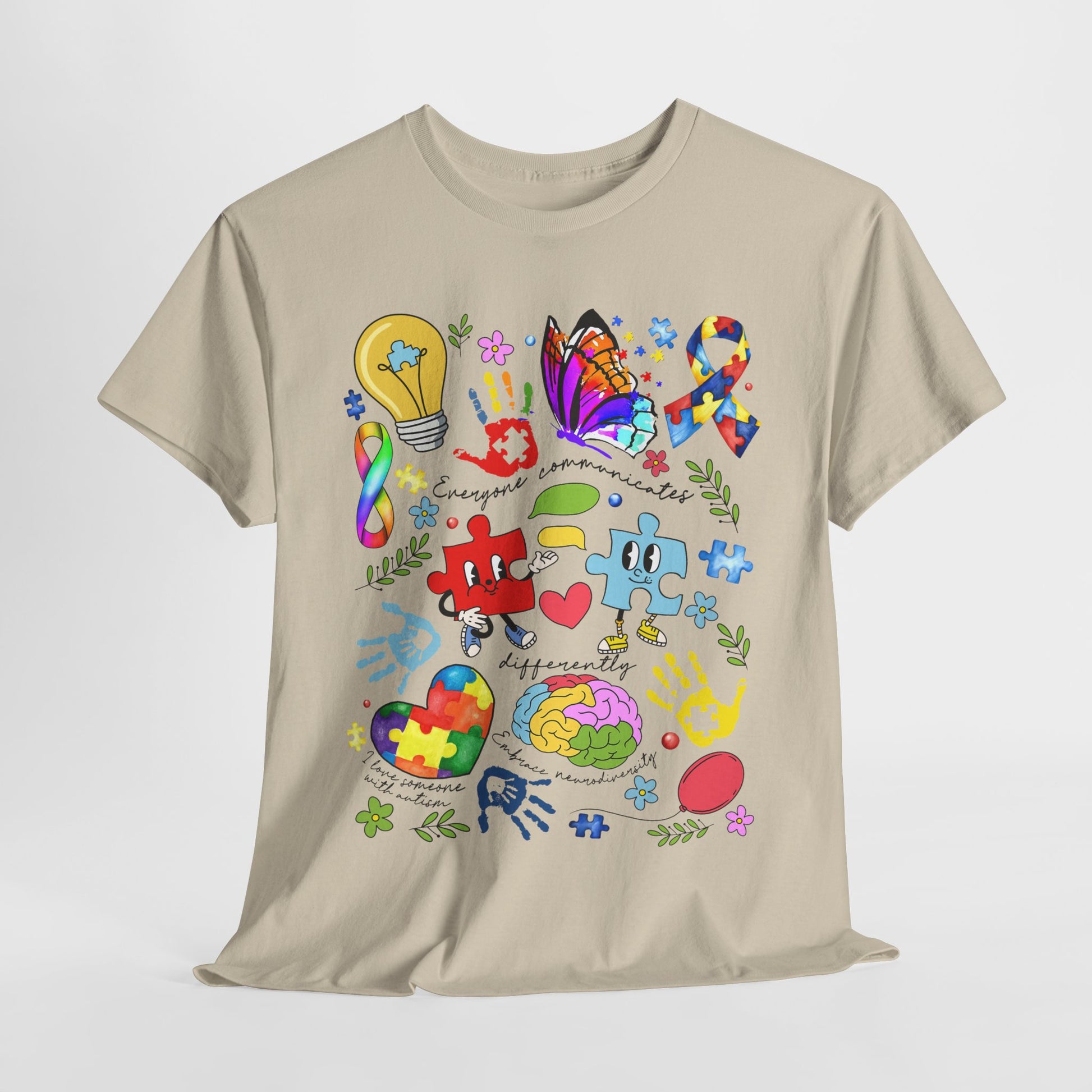 Proud Autism Mom Cotton Tee - Kim’s Signature Beauty & Accessories    (Store description)