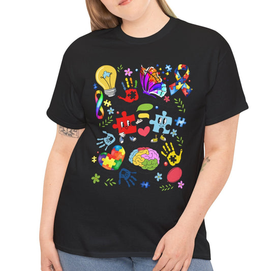 Proud Autism Mom Cotton Tee - Kim’s Signature Beauty & Accessories    (Store description)