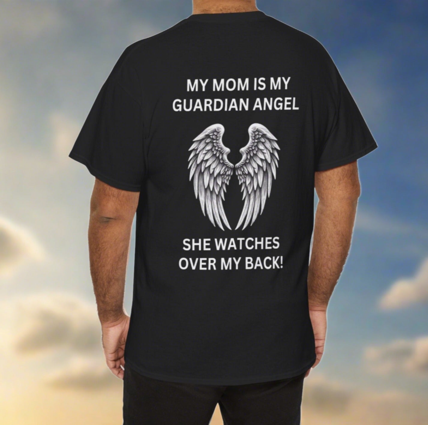 Mom, My Guardian Angel - Tee - Kim’s Signature Beauty & Accessories    