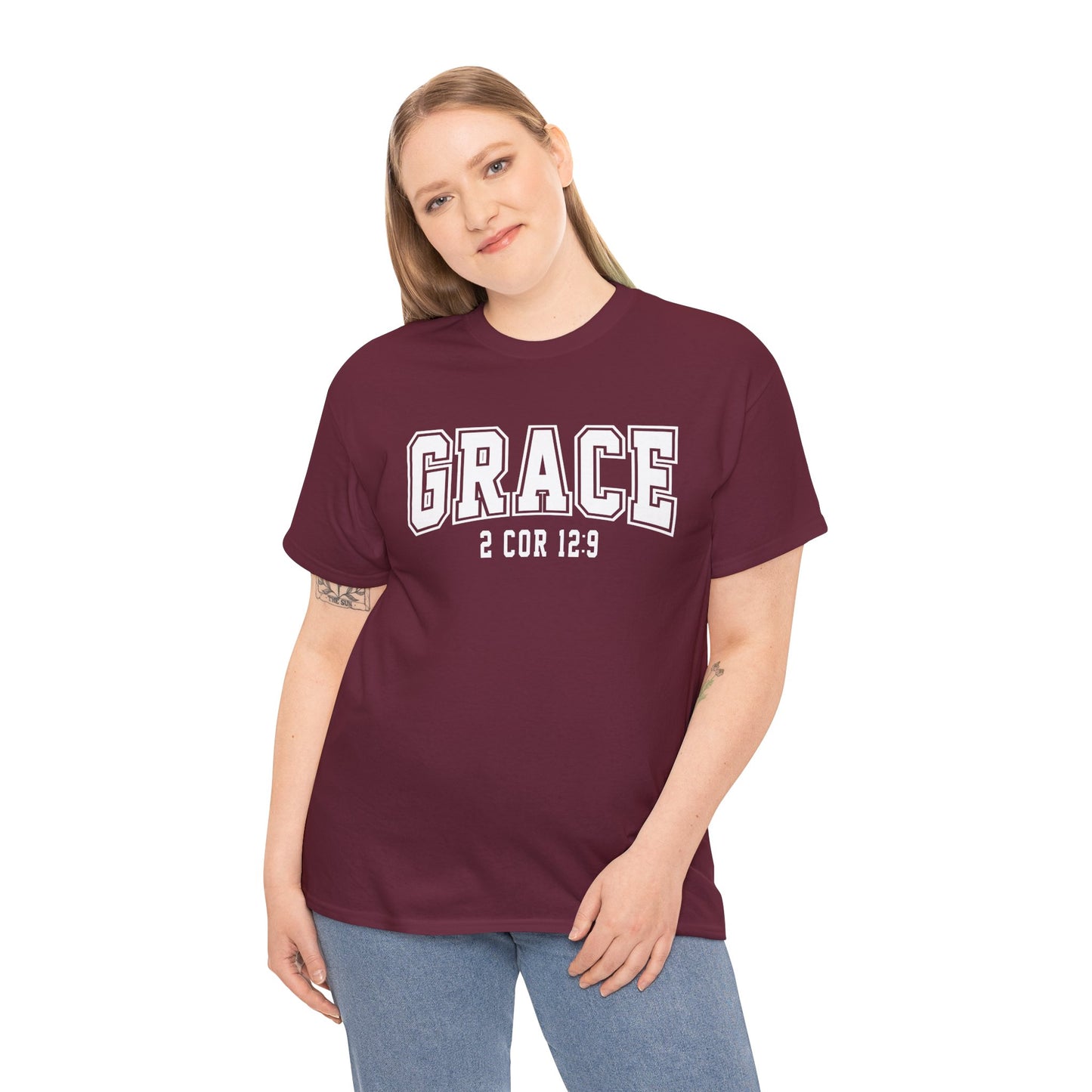 Graceful Faith Unisex Heavy Cotton Tee - Kim’s Signature Beauty & Accessories    