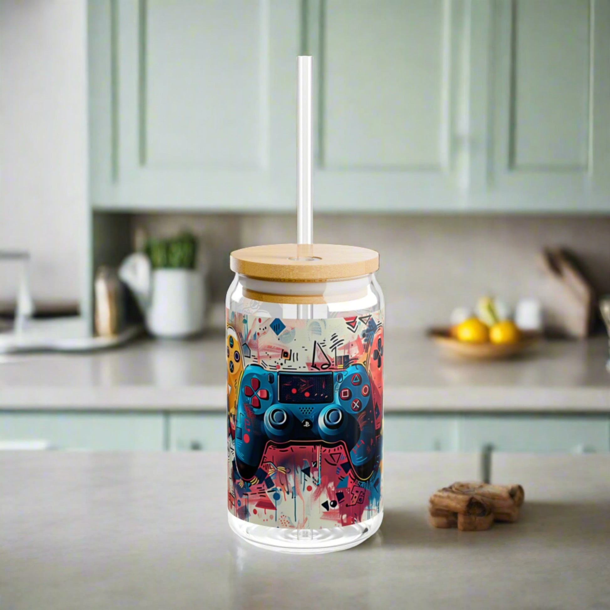 The Gamer Sipper Glass - Kim’s Signature Beauty & Accessories    (Store description)