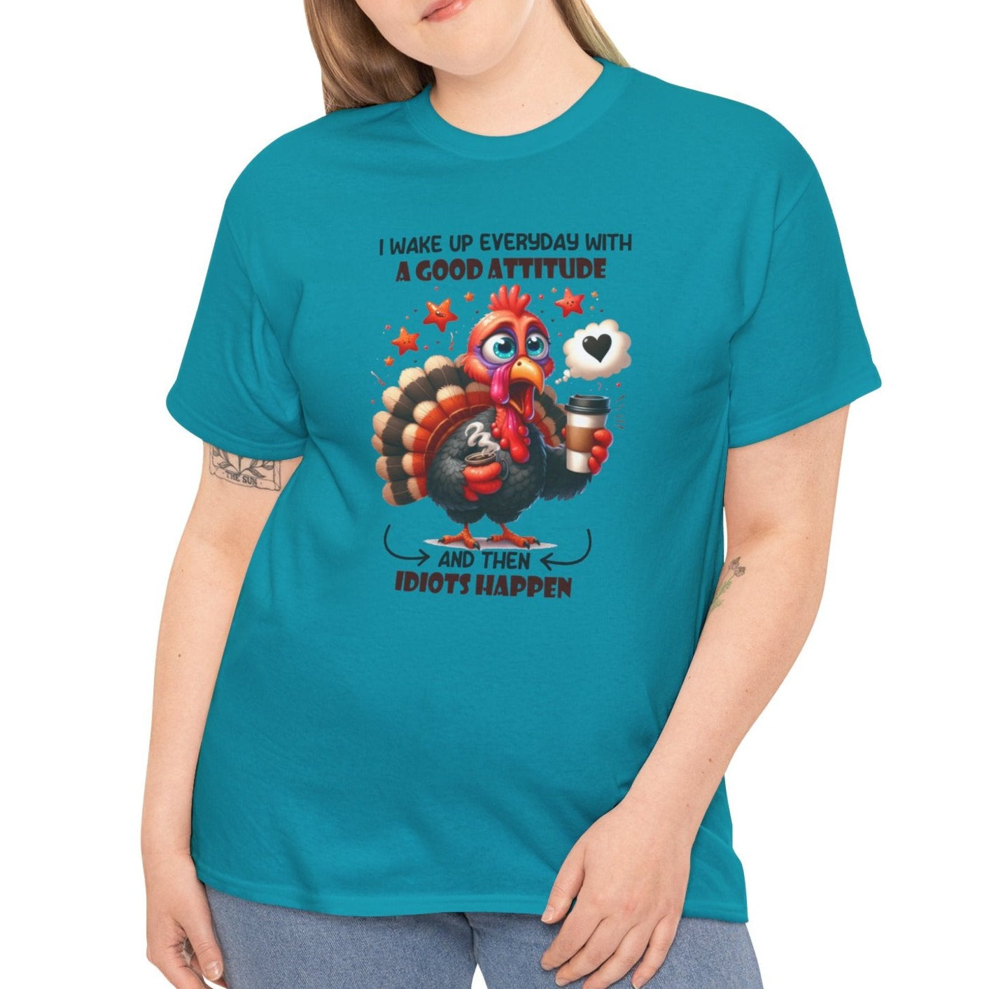 Then Idiots Happen |  Cotton Tee - Kim’s Signature Beauty & Accessories    (Store description)