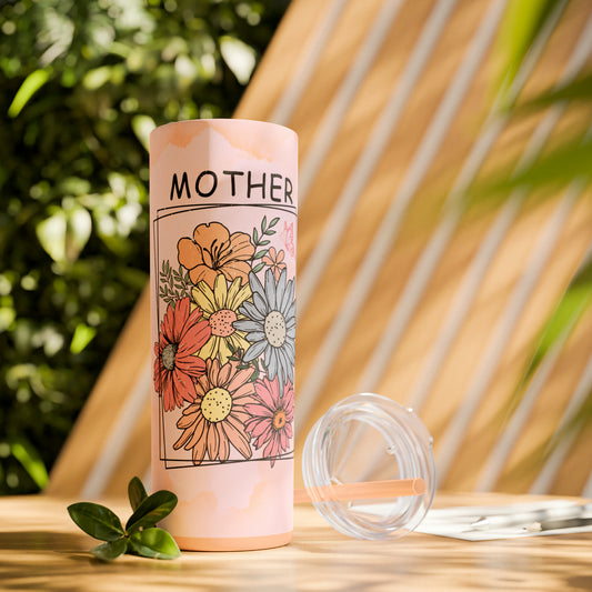 Mother | Skinny Tumbler with Straw, 20oz - Kim’s Signature Beauty & Accessories    