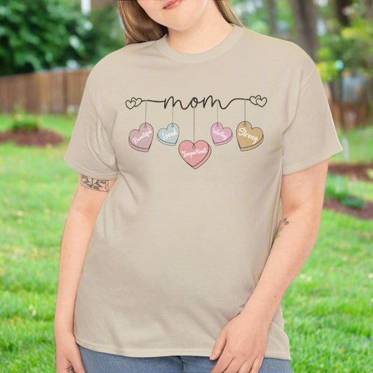 Mom, Candy Heart Tee - Kim’s Signature Beauty & Accessories    