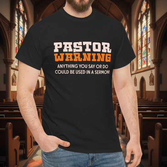Pastor Warning Tee - Kim’s Signature Beauty & Accessories    