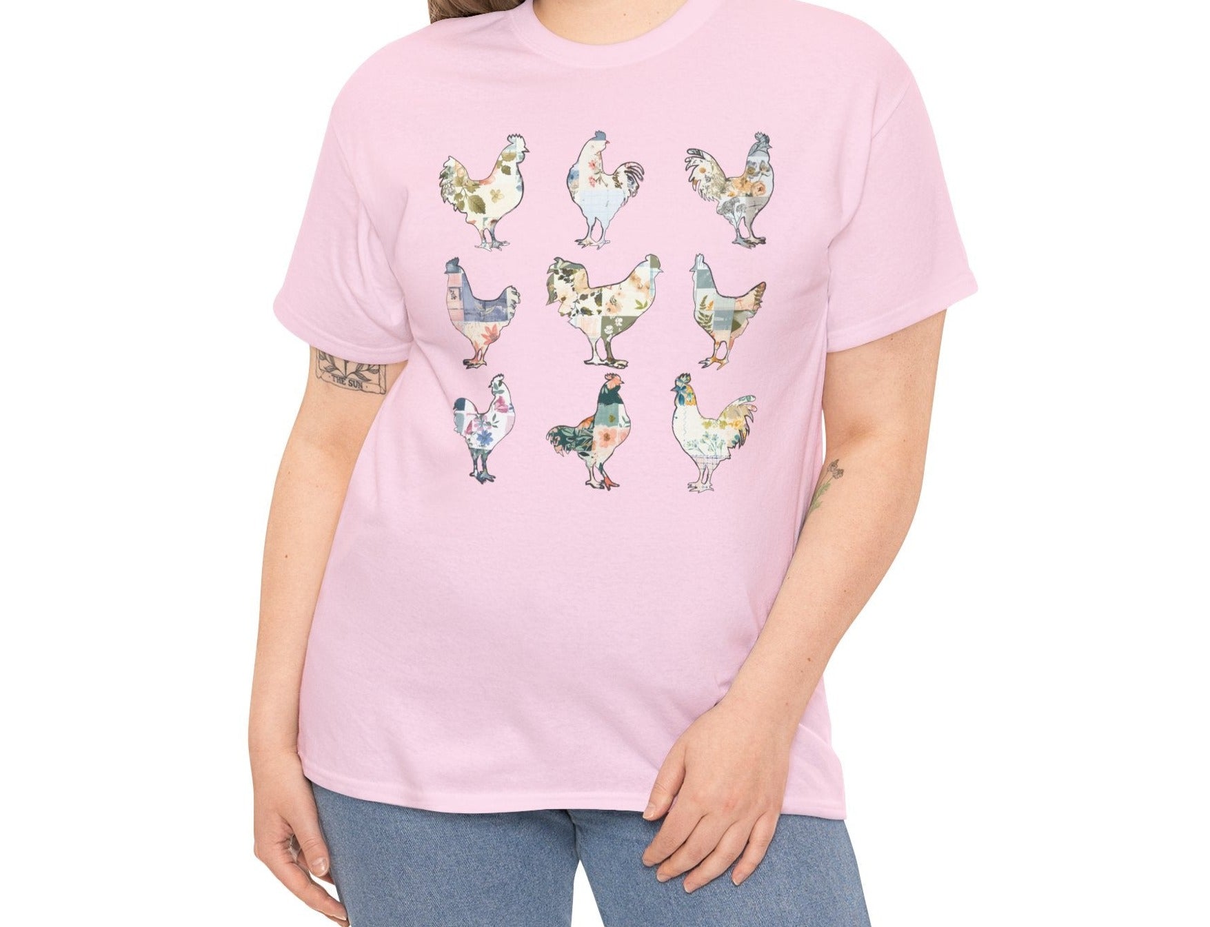 Boho Chickens | Cotton Tee - Kim’s Signature Beauty & Accessories    (Store description)