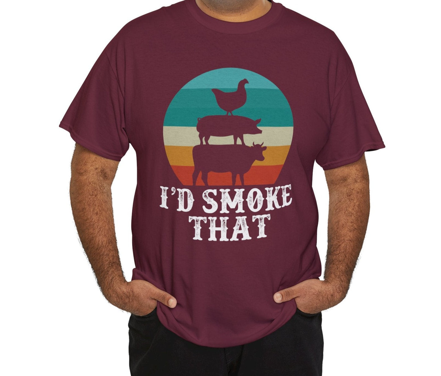 I'd Smoke that |  Cotton Tee - Kim’s Signature Beauty & Accessories    (Store description)
