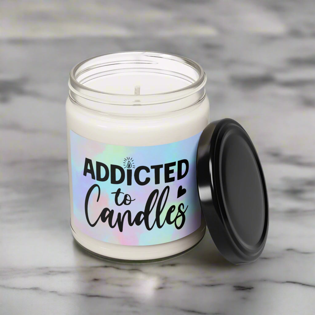 Addicted to Candles Scented Soy Candle, 9oz - Kim’s Signature Beauty & Accessories    (Store description)