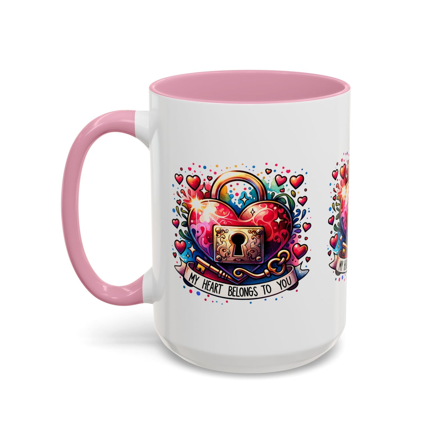 My Heart Belongs to You Colorful Mugs (11oz, 15oz)