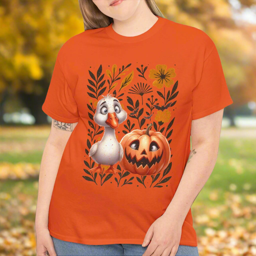 Goose & Pumpkin T-Shirt – Cute Fall Tee for Autumn - Kim’s Signature Beauty & Accessories    
