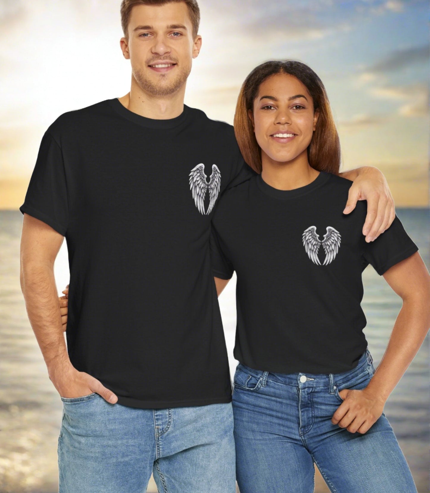Mom, My Guardian Angel - Tee - Kim’s Signature Beauty & Accessories    