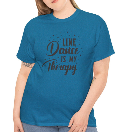 Line Dance Is My Therapy Tee – Cotton Comfort - Kim’s Signature Beauty & Accessories    (Store description)