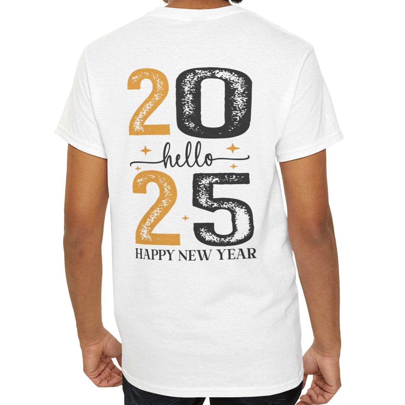 Hello 2025 Tee (front & Back Print) - Kim’s Signature Beauty & Accessories    (Store description)