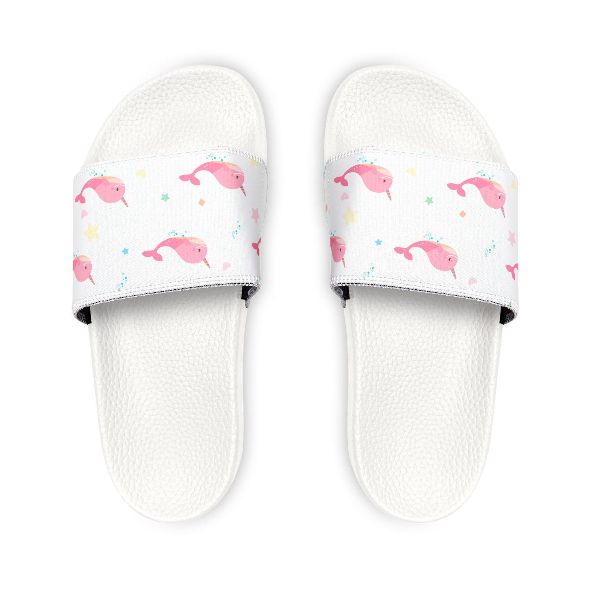 Youth Whale Print Removable-Strap Sandals - Fun Summer Footwear for Kids - Kim’s Signature Beauty & Accessories    (Store description)
