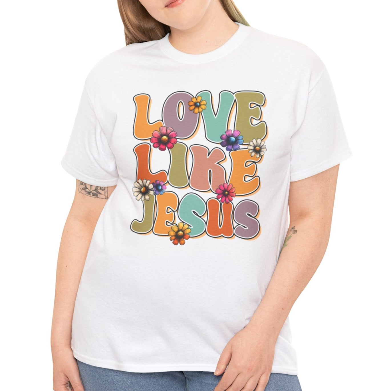 Love Like Jesus Cotton Tee - Kim’s Signature Beauty & Accessories    (Store description)