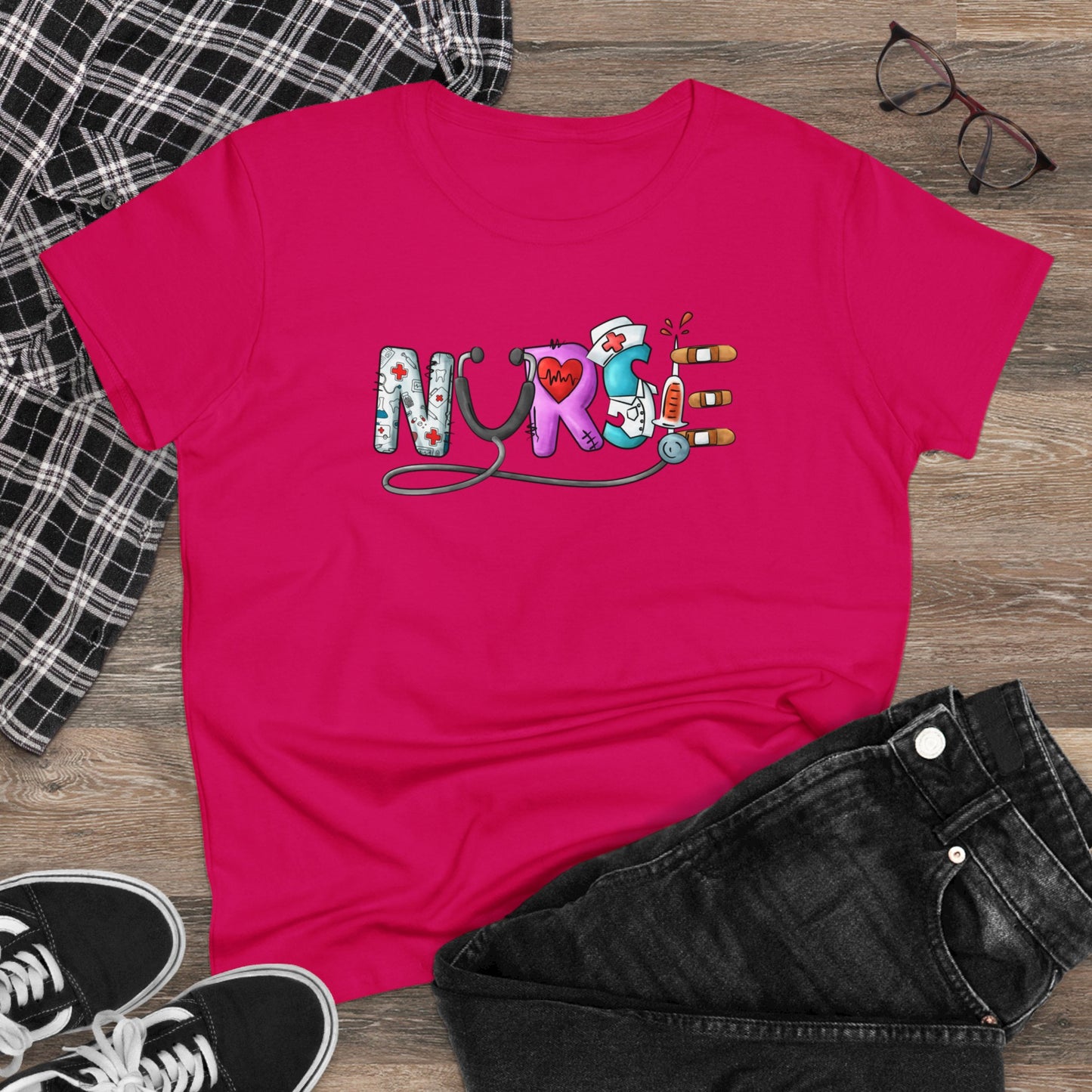 Nurse Passion | Cotton Tee - Kim’s Signature Beauty & Accessories    (Store description)