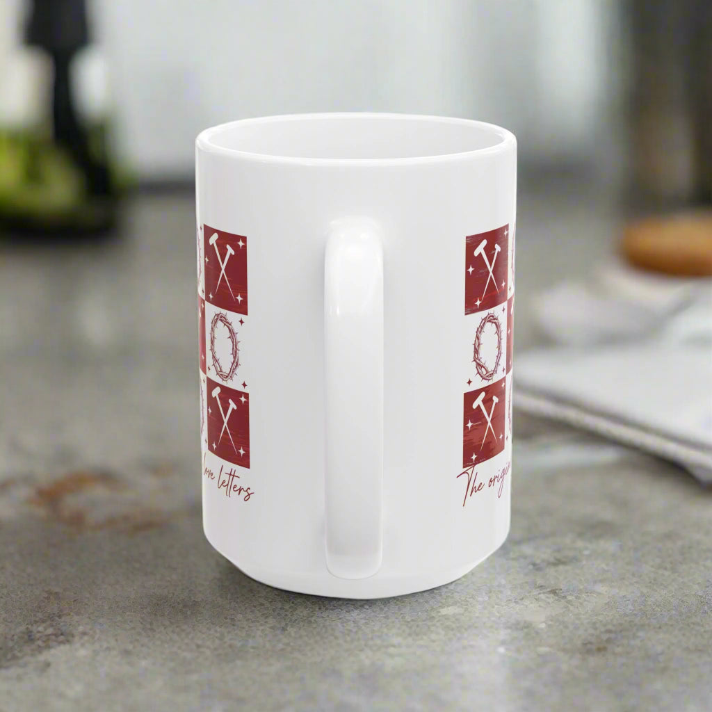 Original Love Letters Ceramic Mug, (11oz, 15oz) - Kim’s Signature Beauty & Accessories    (Store description)