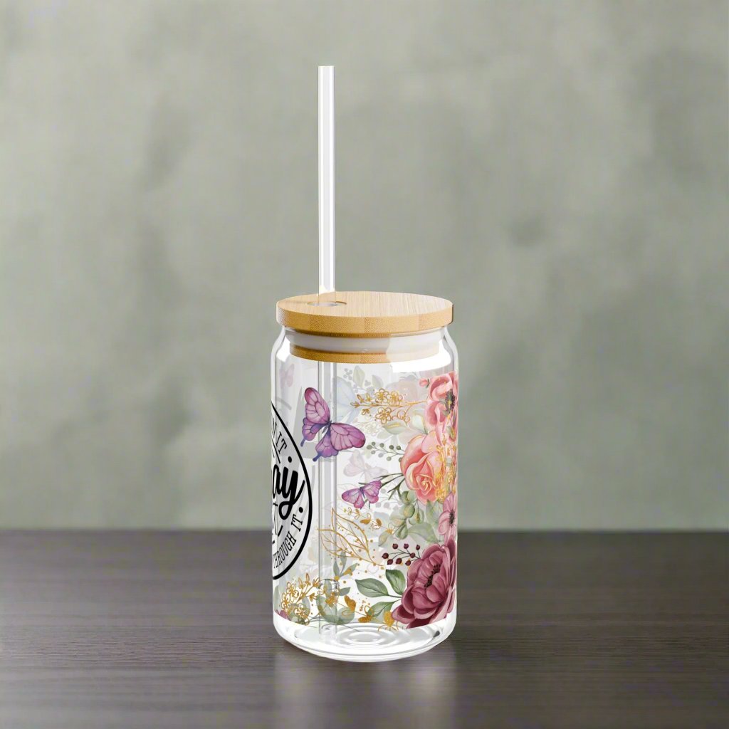 Pray On It Sipper Glass - Kim’s Signature Beauty & Accessories    (Store description)