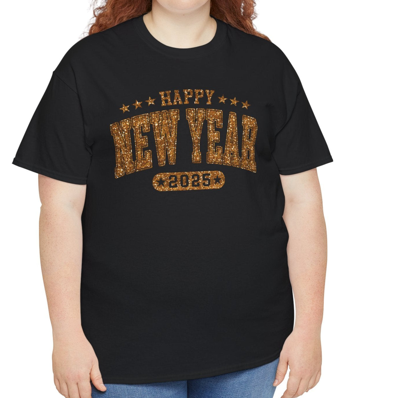 2025 Happy New Year Cotton Tee - Kim’s Signature Beauty & Accessories    (Store description)