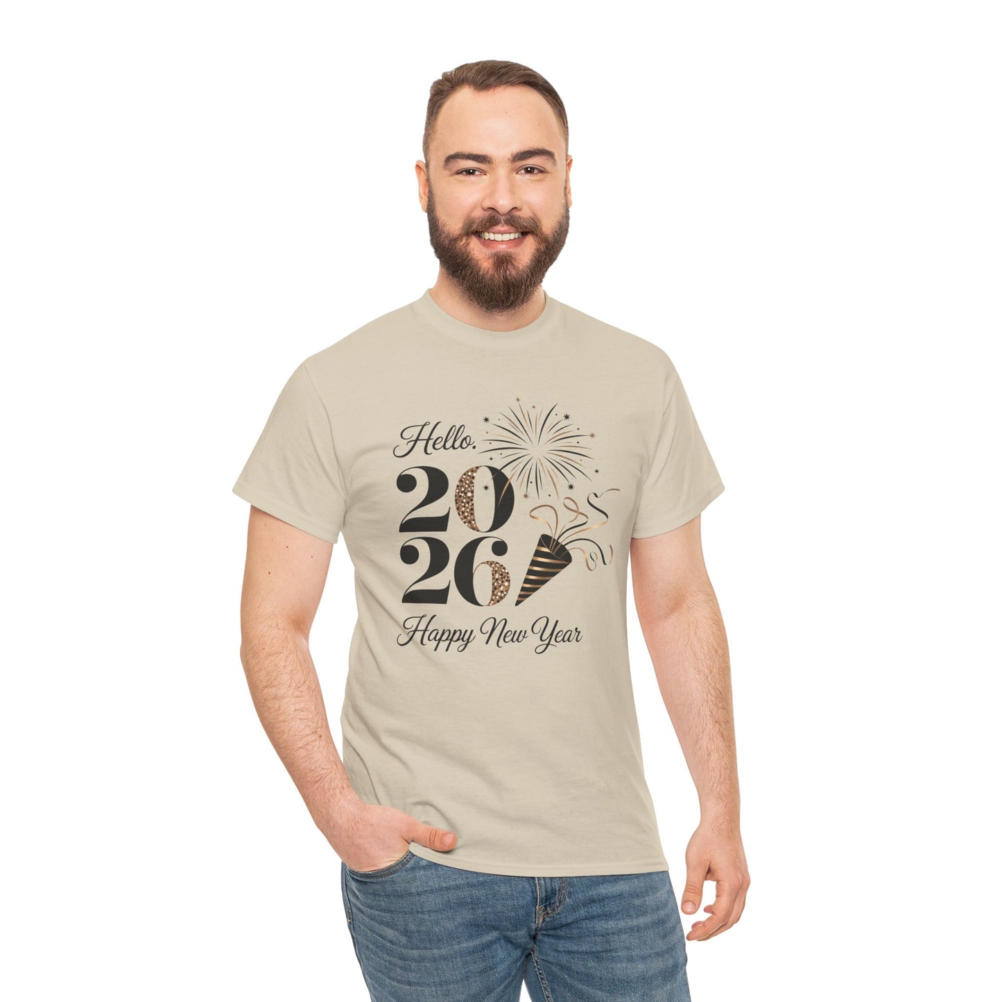 New Year Celebration Tee - 2026 Happy New Year T-Shirt - Kim’s Signature Beauty & Accessories    