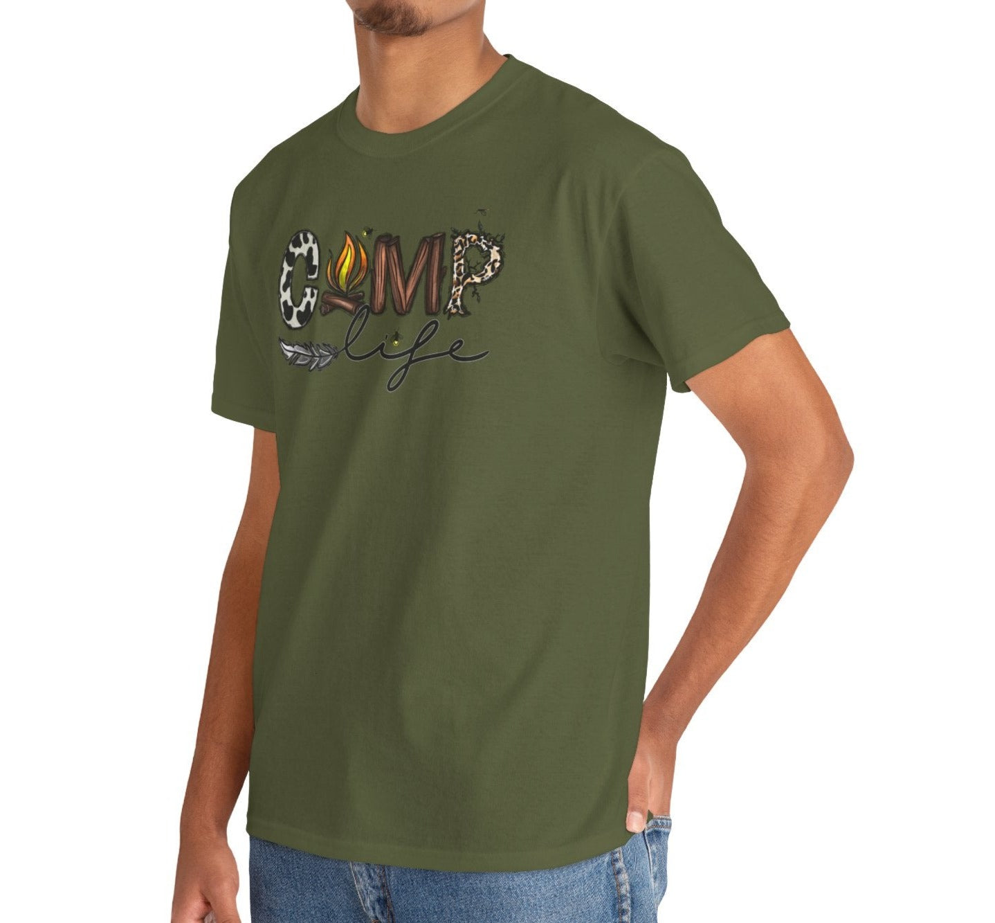 Camp Life | Cotton Tee - Kim’s Signature Beauty & Accessories    (Store description)