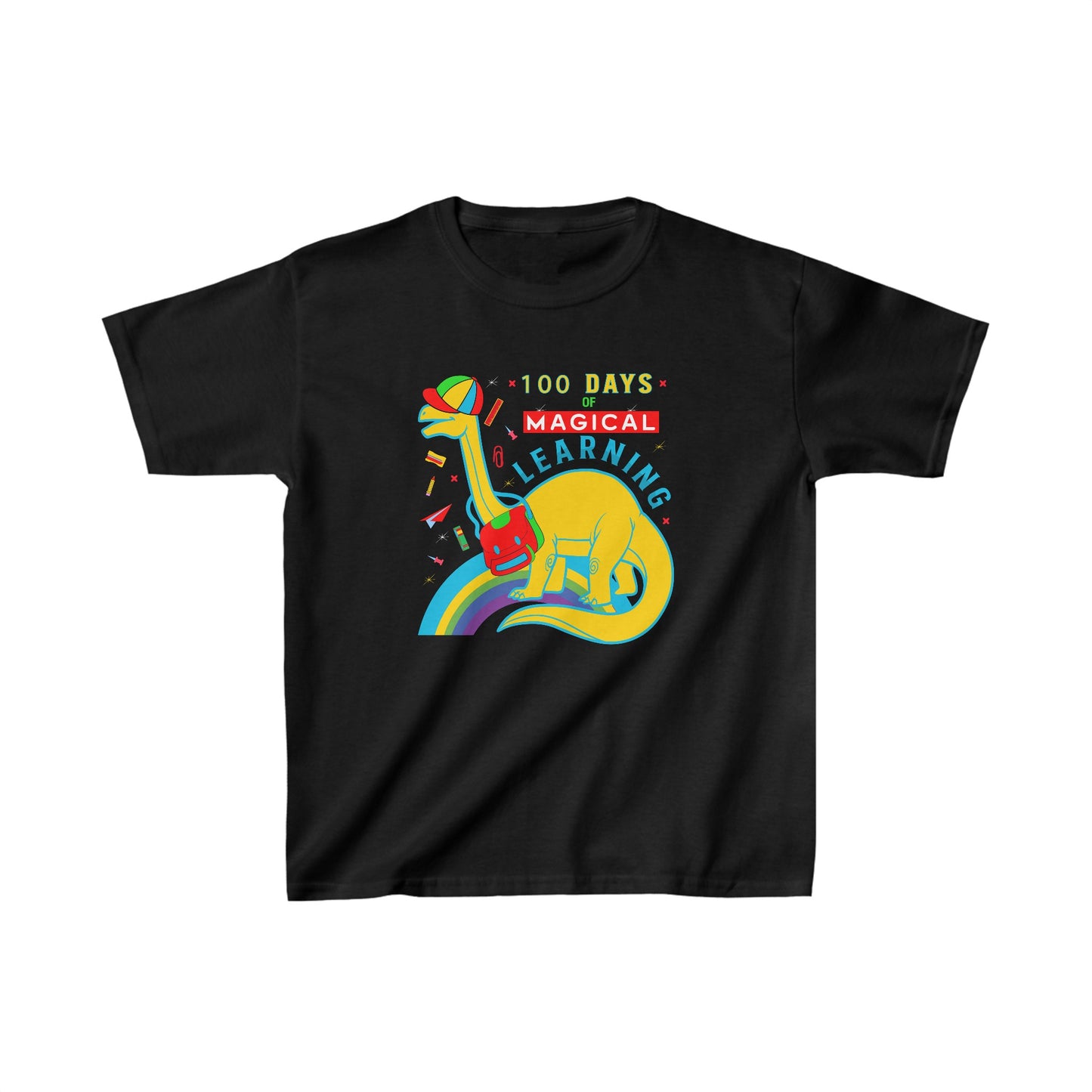 100 days Magical Learning | Kids Tee - Kim’s Signature Beauty & Accessories    (Store description)