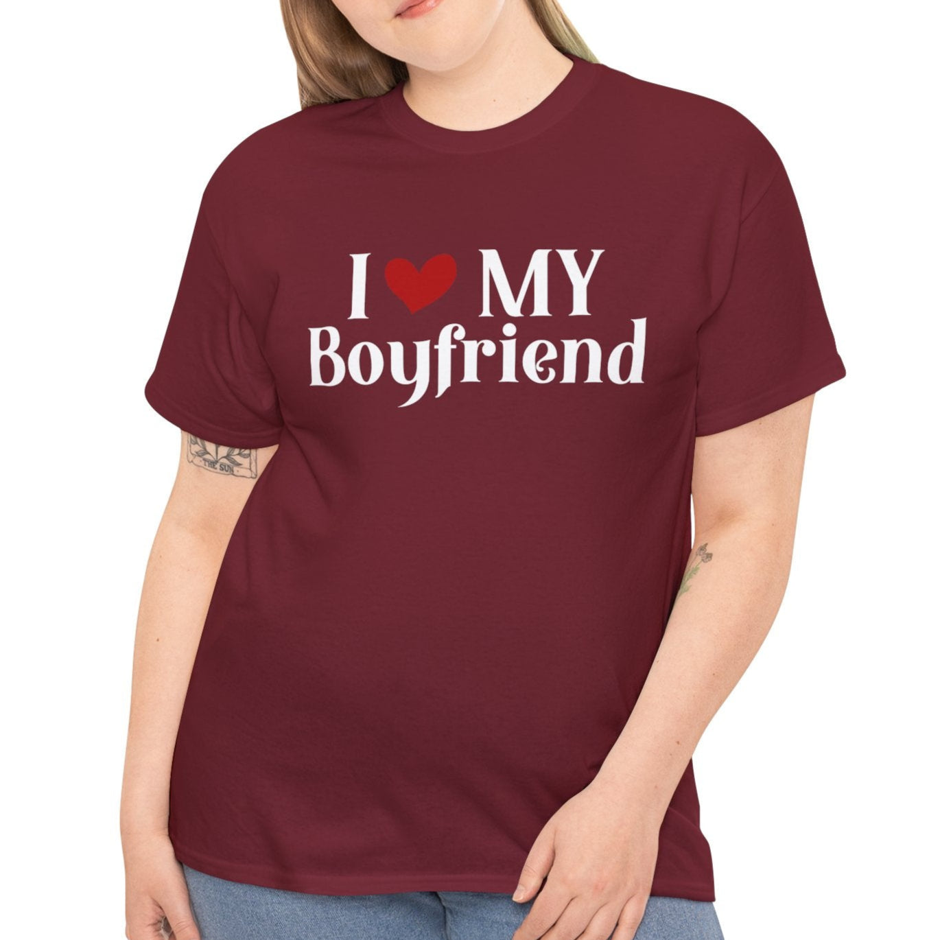 I Love My Boyfriend Shirt – Fun & Stylish Gift - Kim’s Signature Beauty & Accessories    (Store description)
