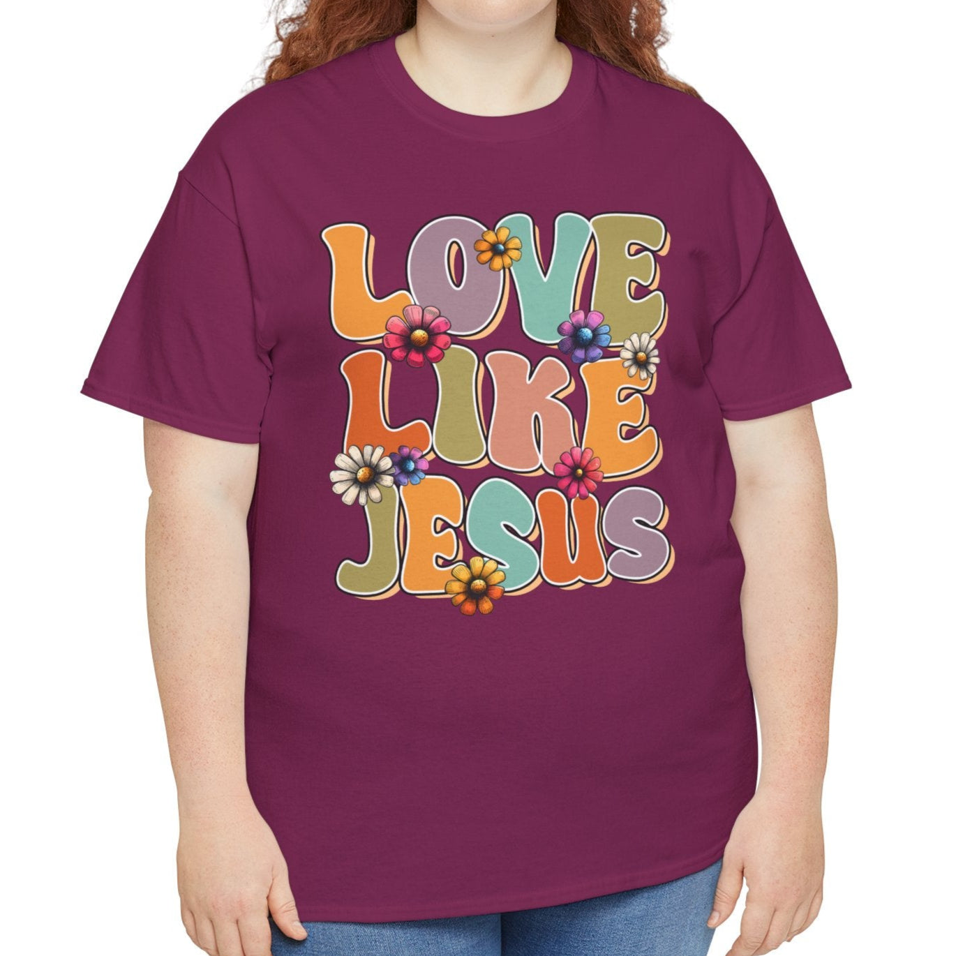 Love Like Jesus Cotton Tee - Kim’s Signature Beauty & Accessories    (Store description)