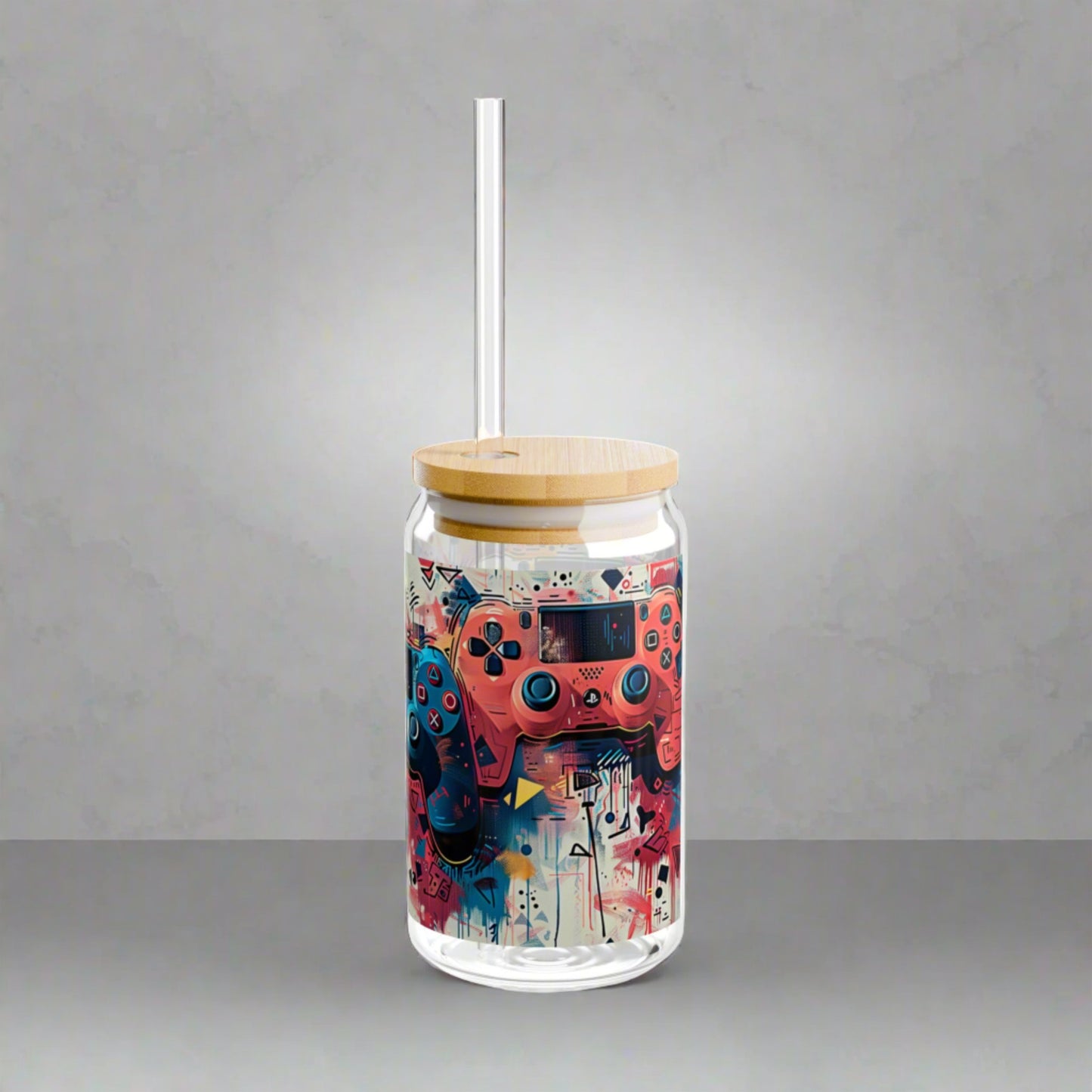 The Gamer Sipper Glass - Kim’s Signature Beauty & Accessories    (Store description)