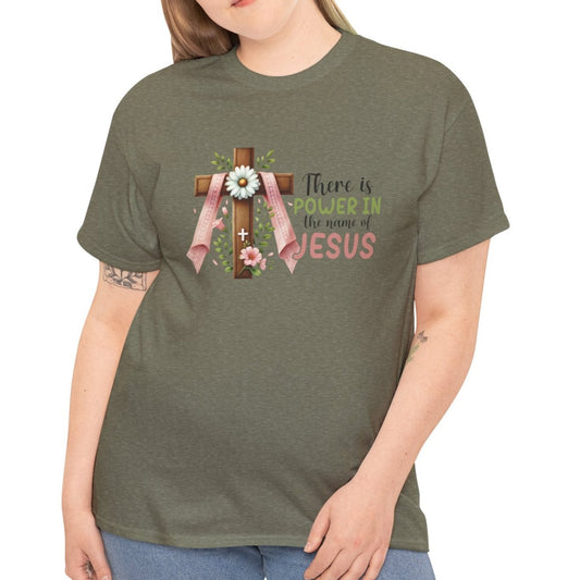 There is Power in the Name of Jesus T-Shirt - Kim’s Signature Beauty & Accessories    (Store description)