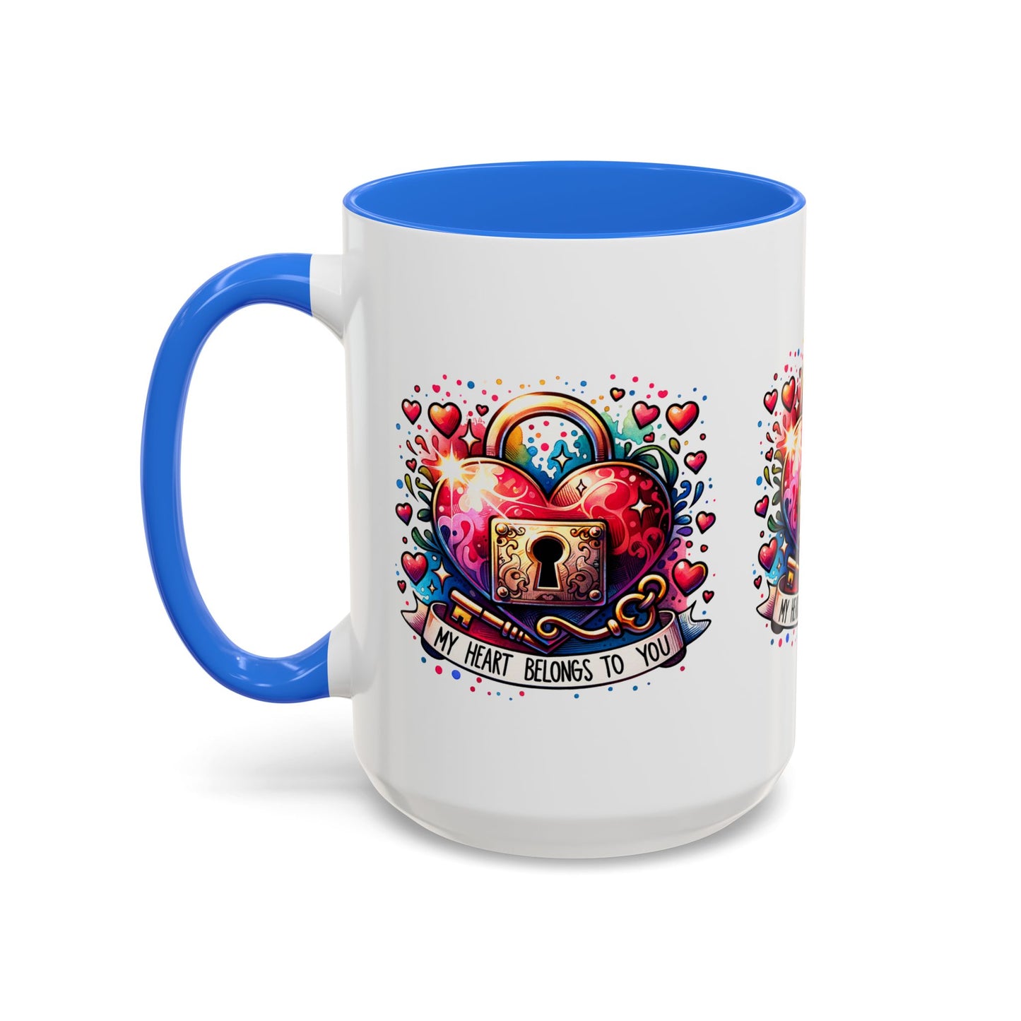 My Heart Belongs to You Colorful Mugs (11oz, 15oz)