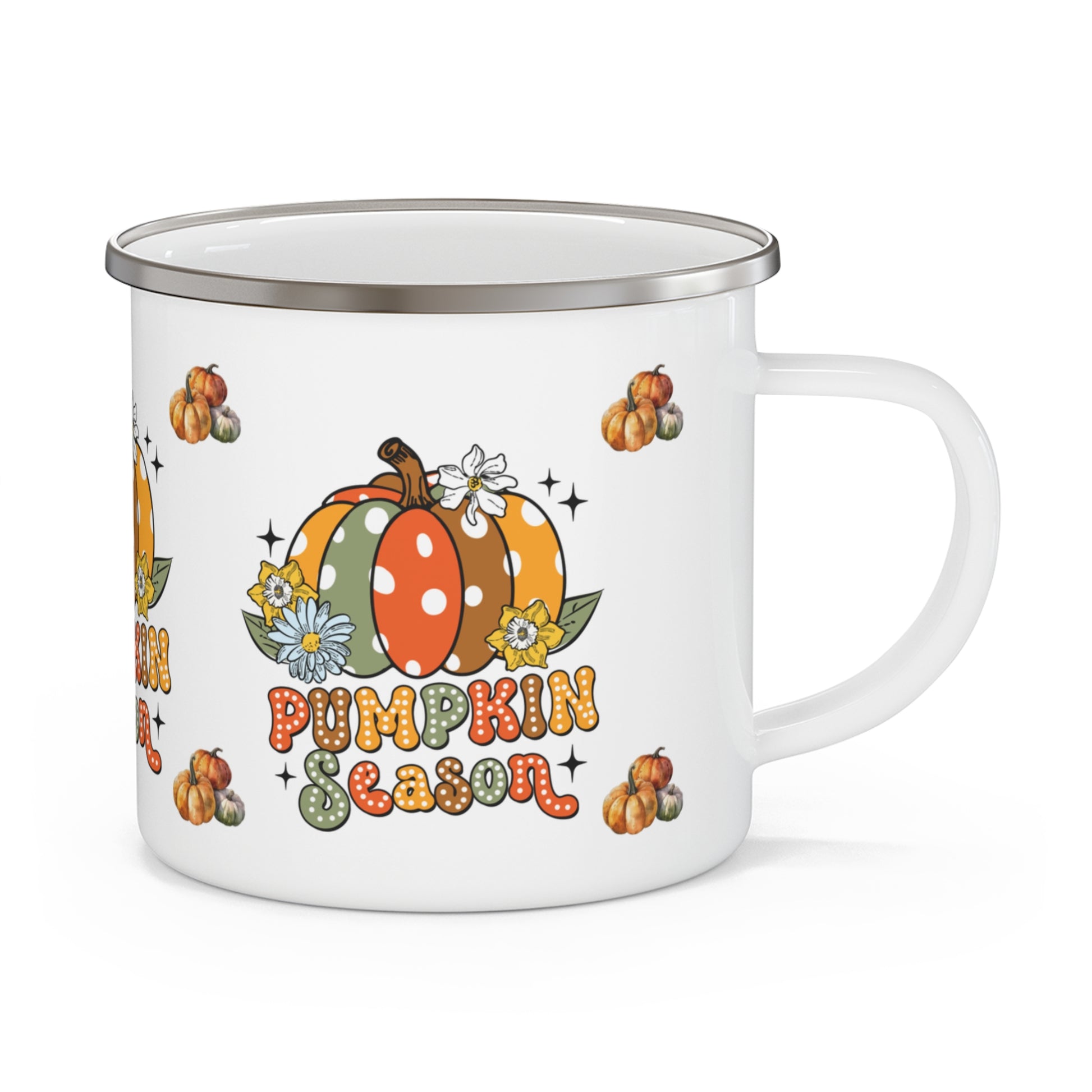 Pumpkin Season Camping Mug - Kim’s Signature Beauty & Accessories    (Store description)