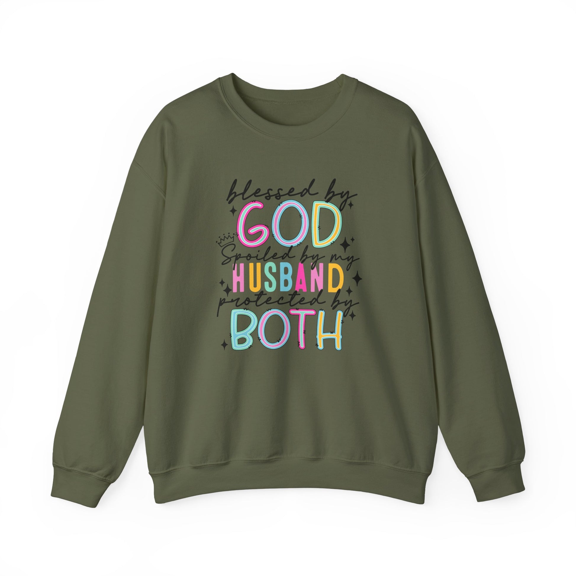 Faith, Love, and Protection Sweatshirt - Kim’s Signature Beauty & Accessories    (Store description)