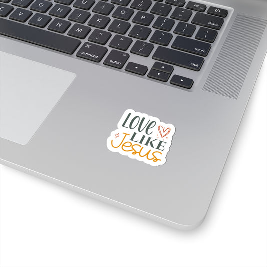 Love Like Jesus Kiss-Cut Stickers - Kim’s Signature Beauty & Accessories    (Store description)
