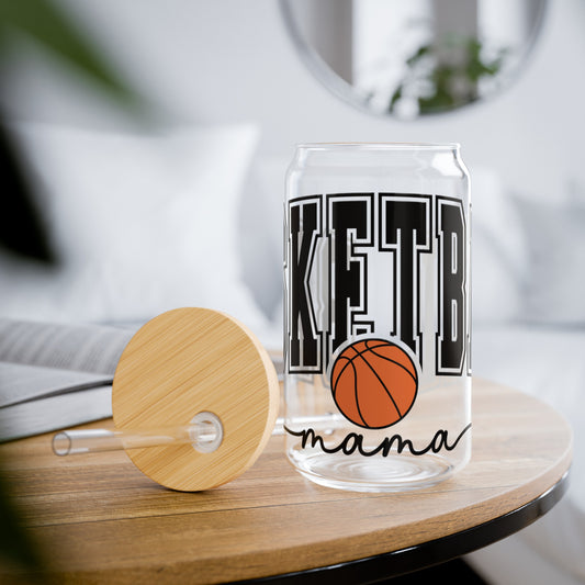 Basketball Mama Sipper Glass, 16oz - Kim’s Signature Beauty & Accessories    (Store description)