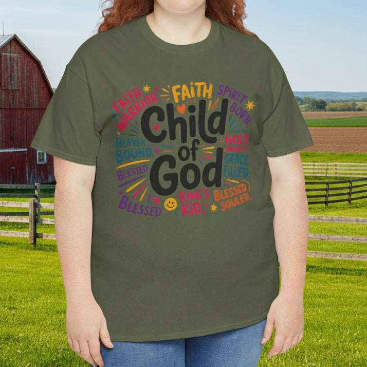Child of God T-Shirt – Christian Faith Tee - Kim’s Signature Beauty & Accessories    
