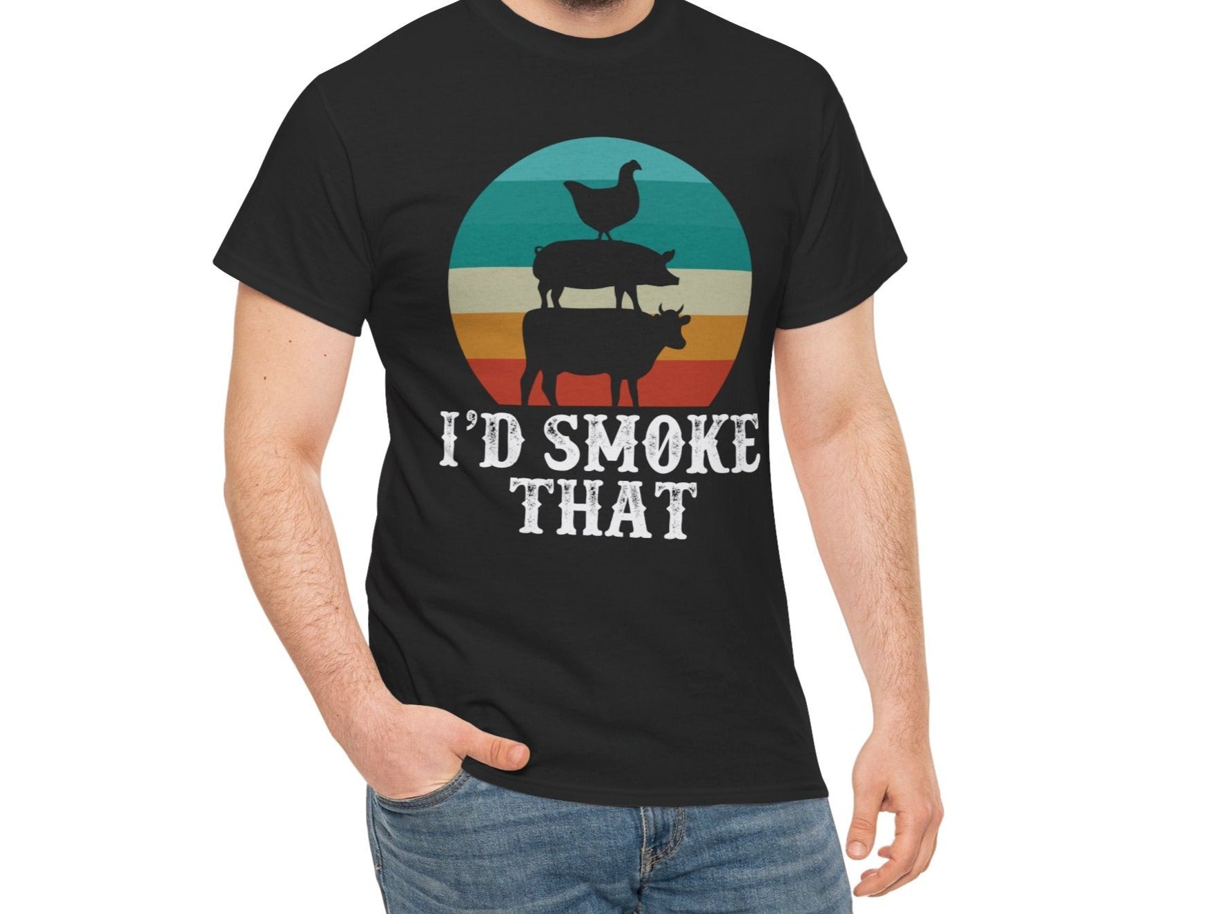 I'd Smoke that |  Cotton Tee - Kim’s Signature Beauty & Accessories    (Store description)