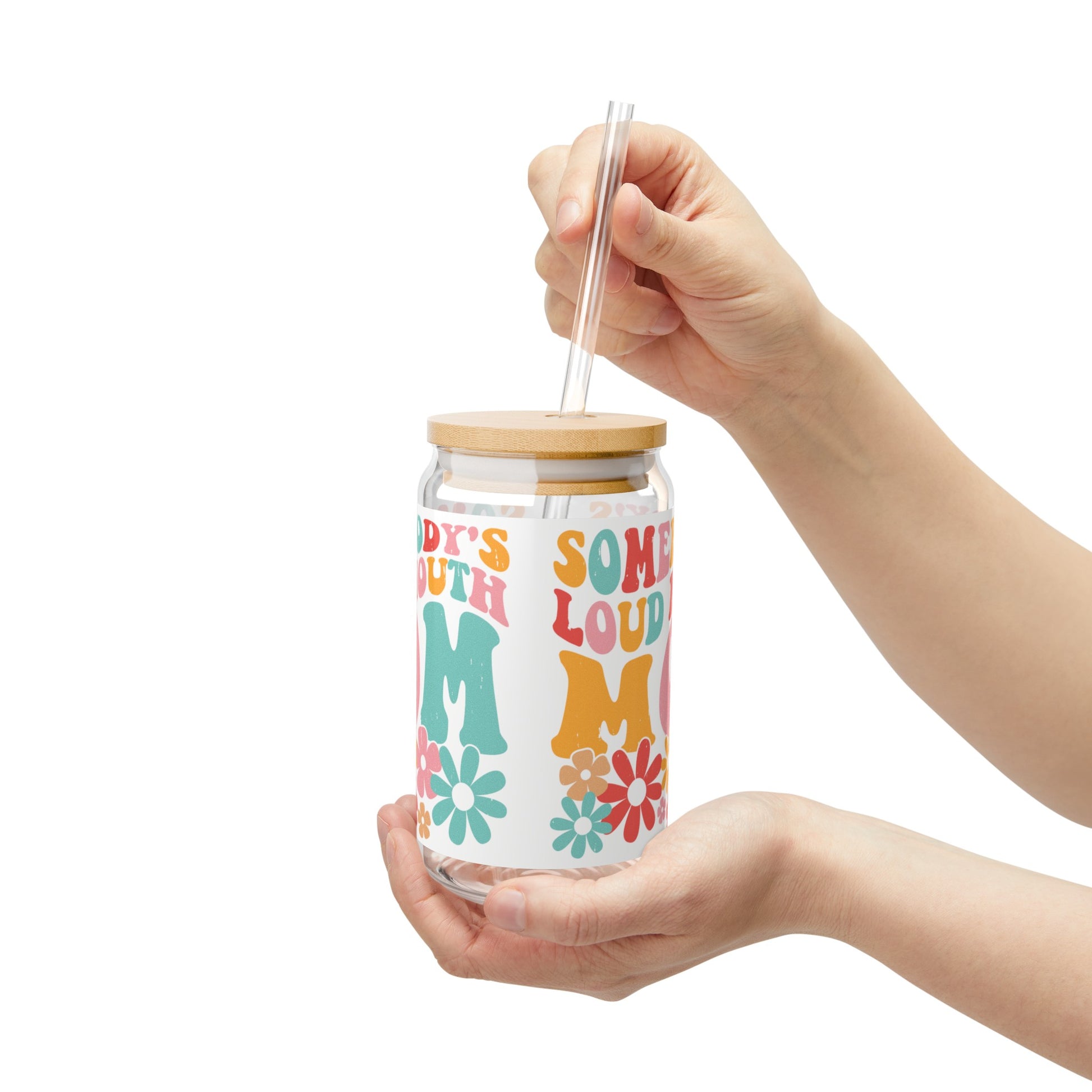 Loud Mouth Mom | Sipper Glass, 16oz - Kim’s Signature Beauty & Accessories    (Store description)