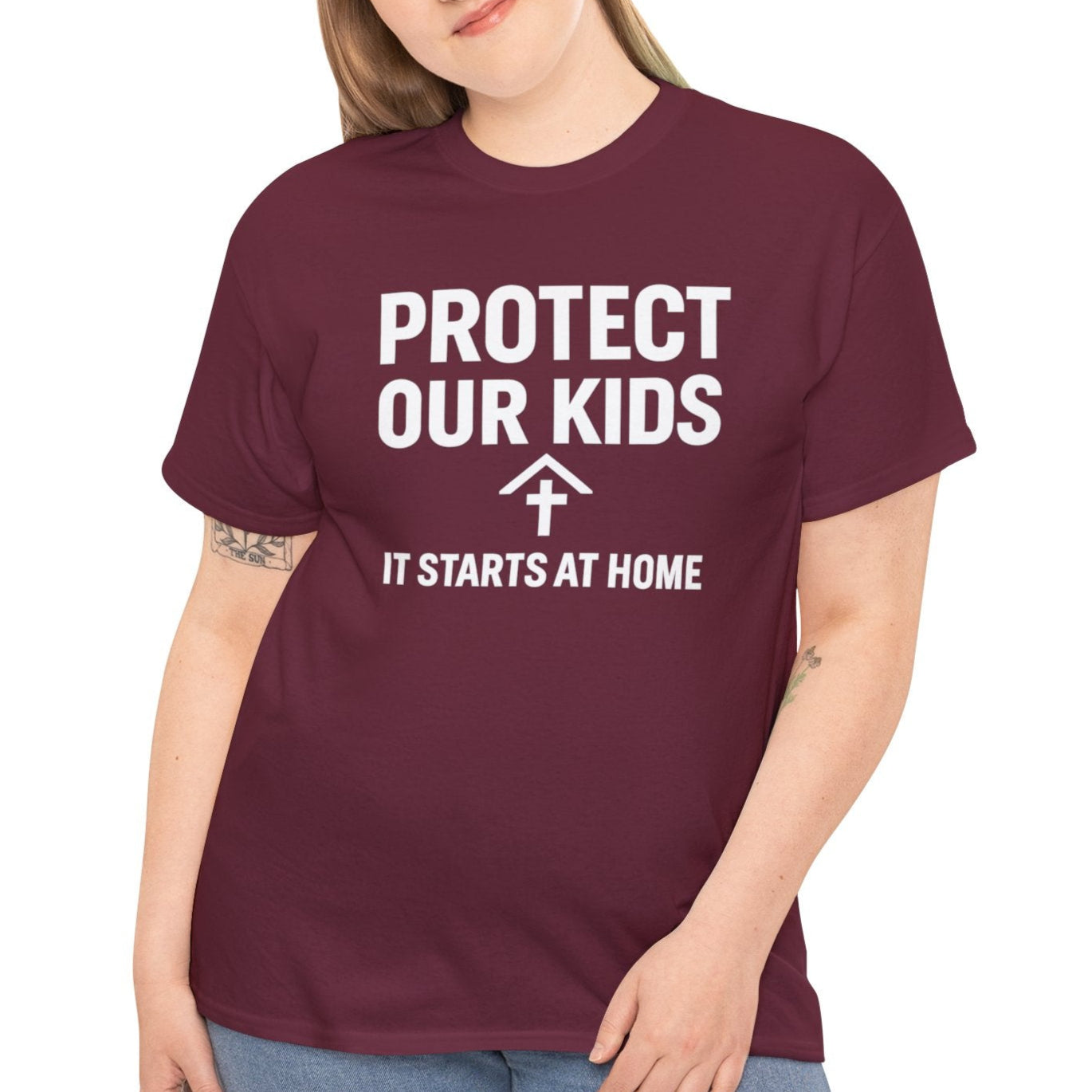 Protect Our Kids Awareness T-Shirt – It Starts at Home