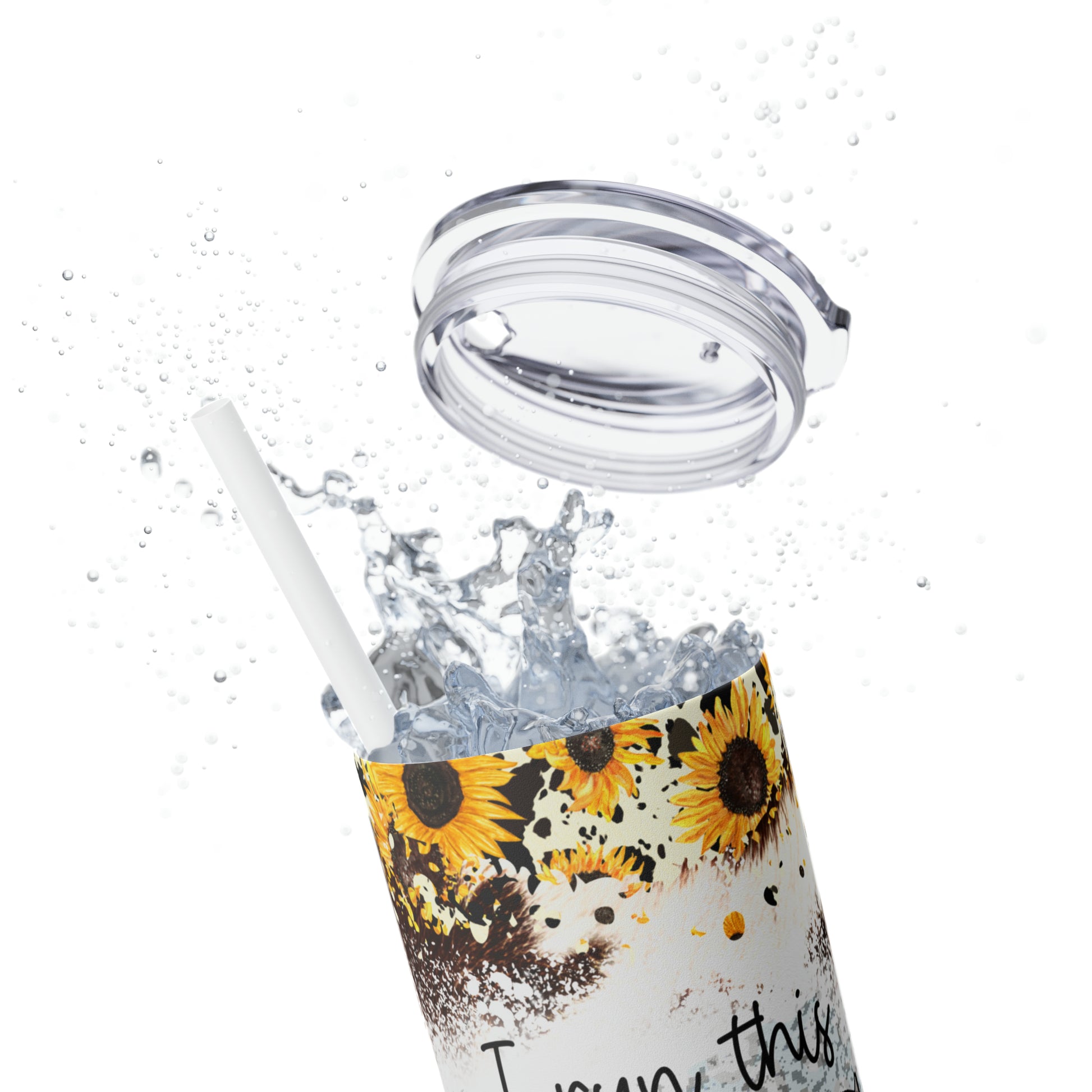 Run This Rodeo |Skinny Tumbler with Straw, 20oz - Kim’s Signature Beauty & Accessories    (Store description)