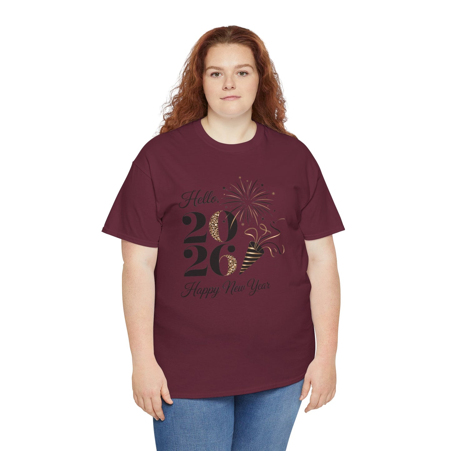 New Year Celebration Tee - 2026 Happy New Year T-Shirt - Kim’s Signature Beauty & Accessories    