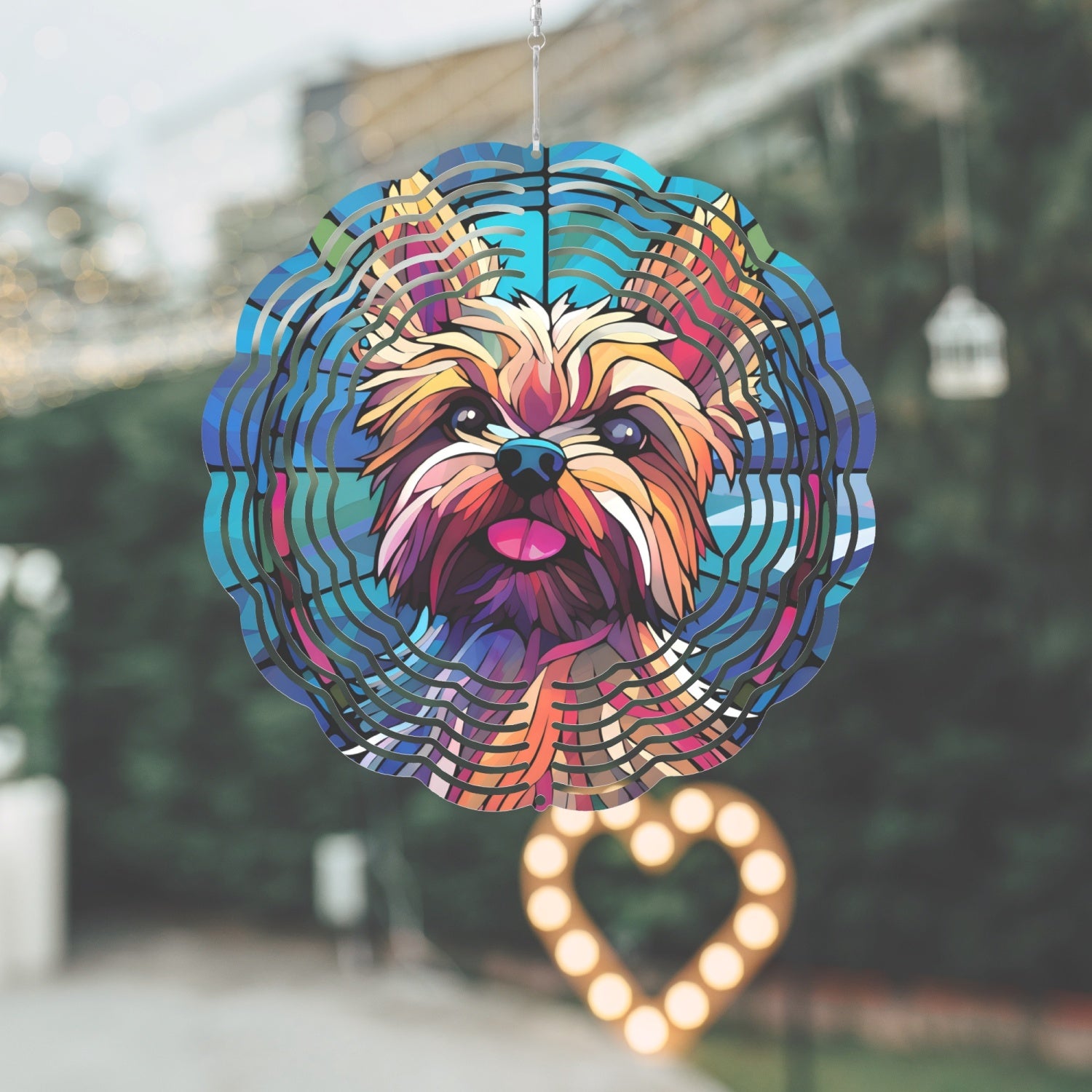 Yorkie Wind Spinner - Kim’s Signature Beauty & Accessories    (Store description)