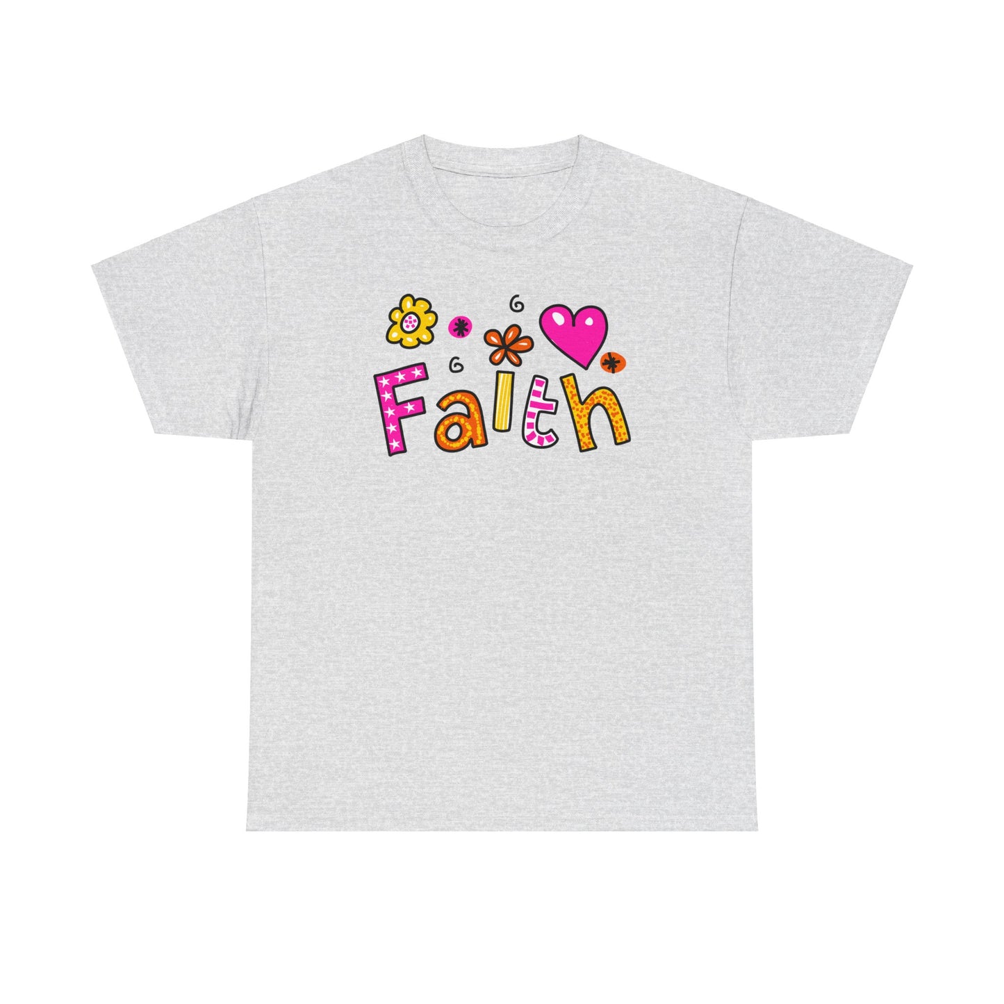 Faith, Hearts, & Flowers Tee - Kim’s Signature Beauty & Accessories    (Store description)