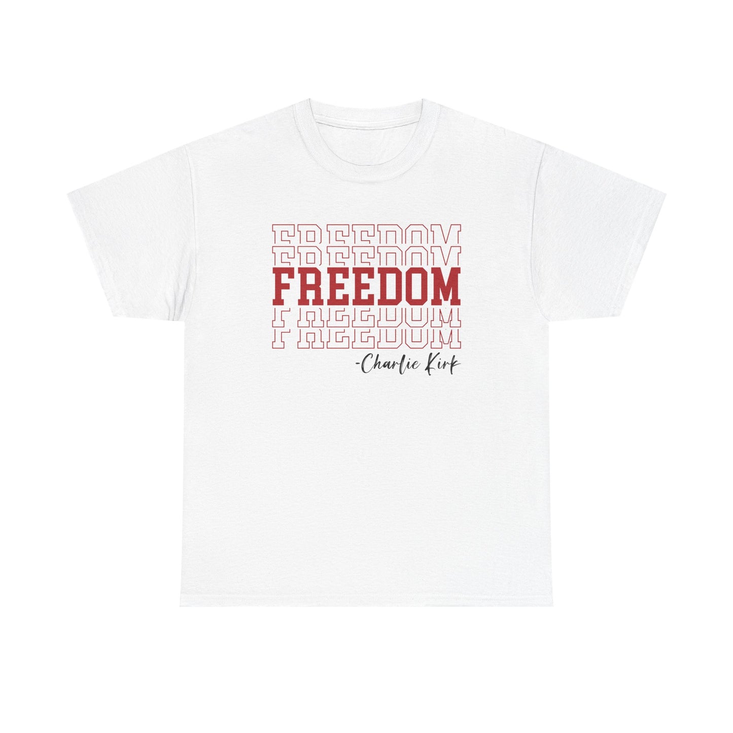 Freedom Unisex Cotton Tee - Comfortable Shirt for Everyday Wear, Versatile Gift, Perfect for Holidays & Celebrations - Kim’s Signature Beauty & Accessories    